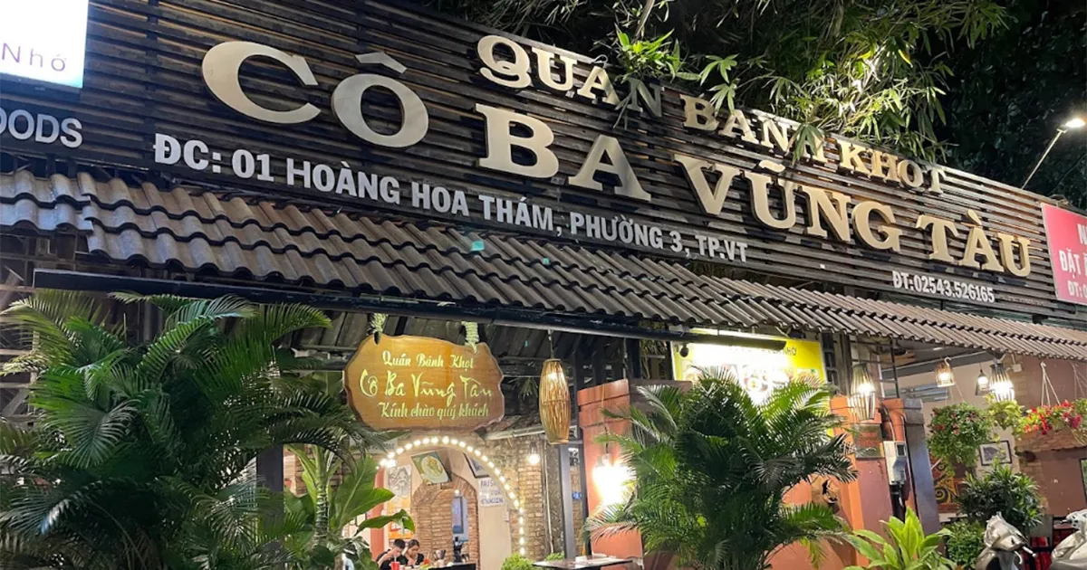 Quán Bánh khọt Cô Ba Vũng Tàu