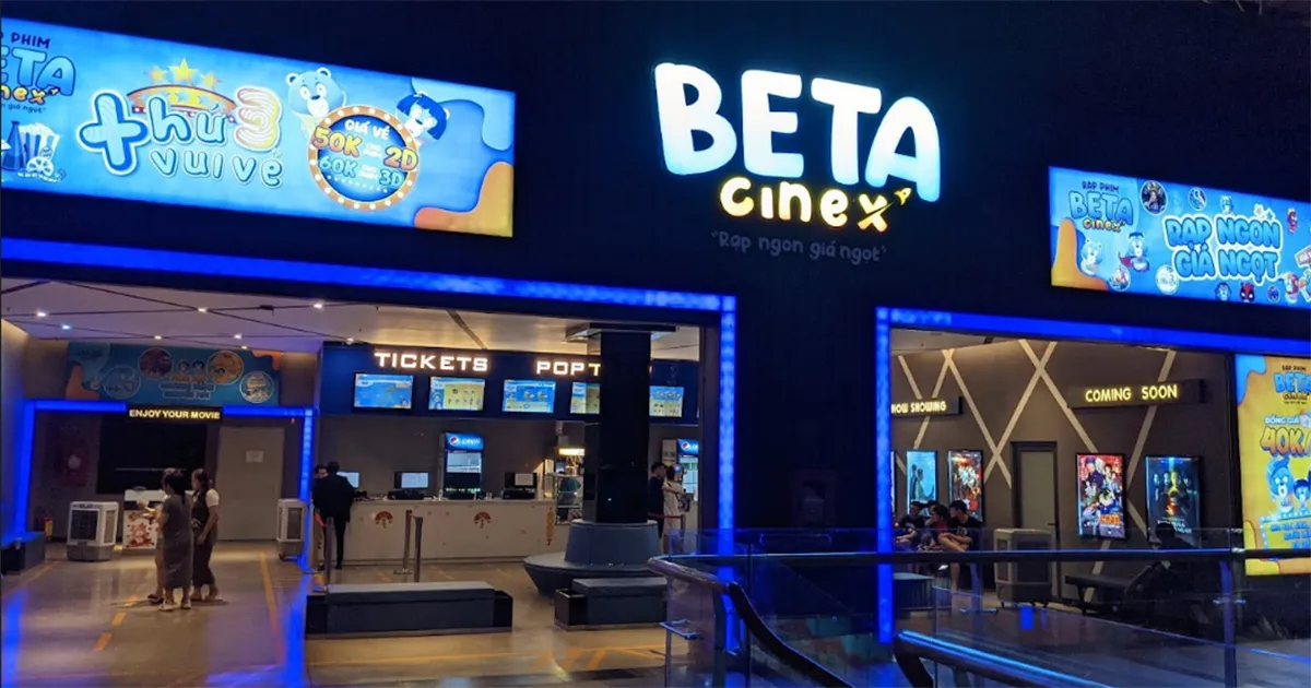 địa chỉ rạp chiếu phim Beta Cinex Phú Mỹ