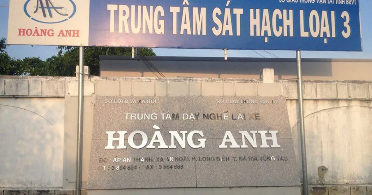 Trung tâm Đào tạo và Sát hạch lái xe Hoàng Anh
