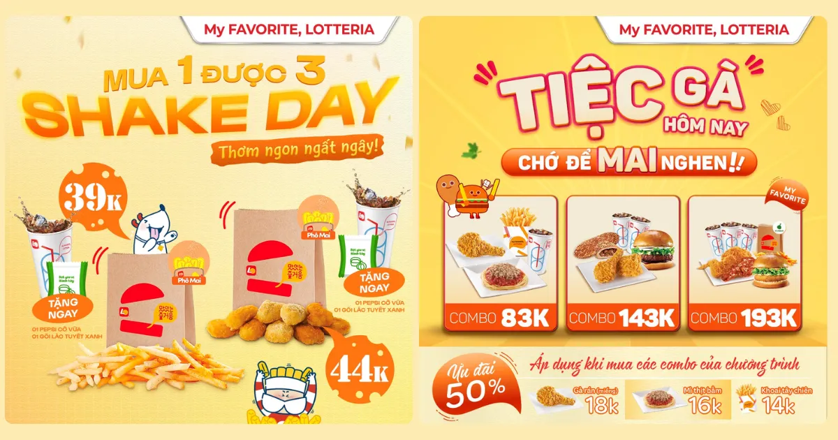 Khuyến mãi Lotteria Vũng Tàu