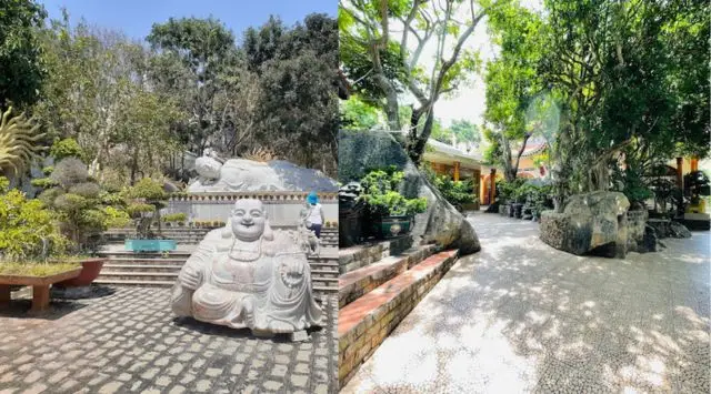 Đắm chìm trong cảnh đẹp ở chùa